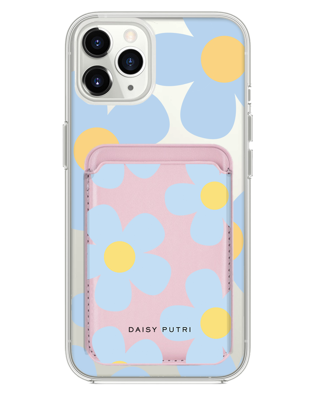 iPhone Magnetic Wallet Case -  Daisy Garland