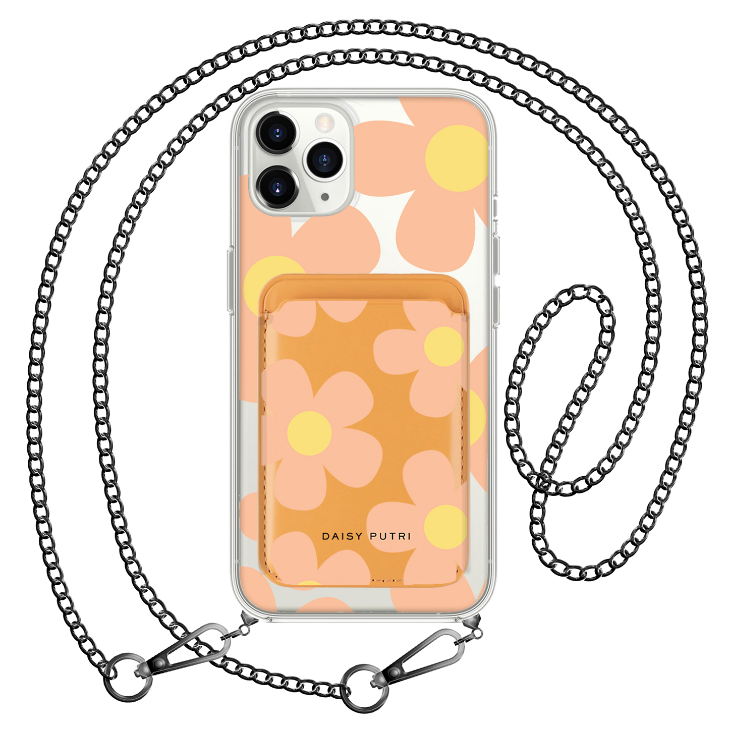 iPhone Magnetic Wallet Case -  Daisy Love