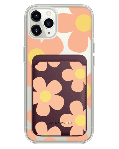 iPhone Magnetic Wallet Case -  Daisy Love