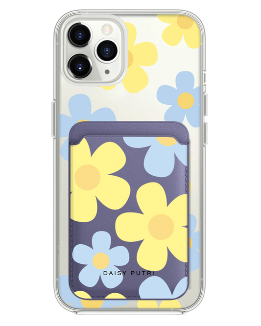 iPhone Magnetic Wallet Case -  Daisy Skies