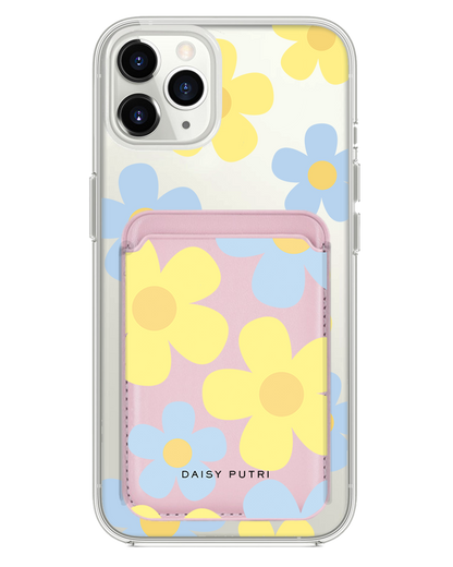 iPhone Magnetic Wallet Case -  Daisy Skies