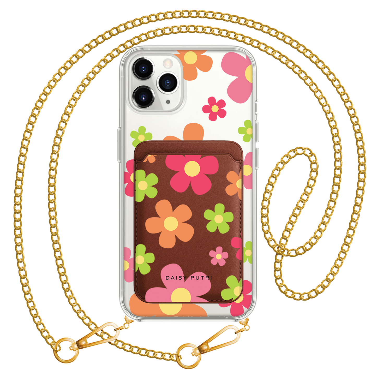 iPhone Magnetic Wallet Case -  Daisy Sunshine 2.0