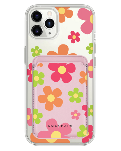 iPhone Magnetic Wallet Case -  Daisy Sunshine 2.0