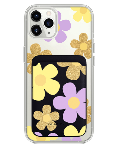 iPhone Magnetic Wallet Case -  Daisy Twinkle