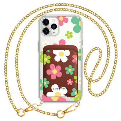 iPhone Magnetic Wallet Case -  Daisy Wild