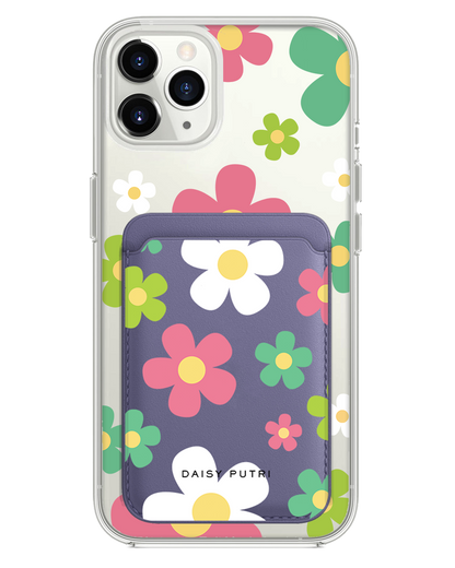 iPhone Magnetic Wallet Case -  Daisy Wild