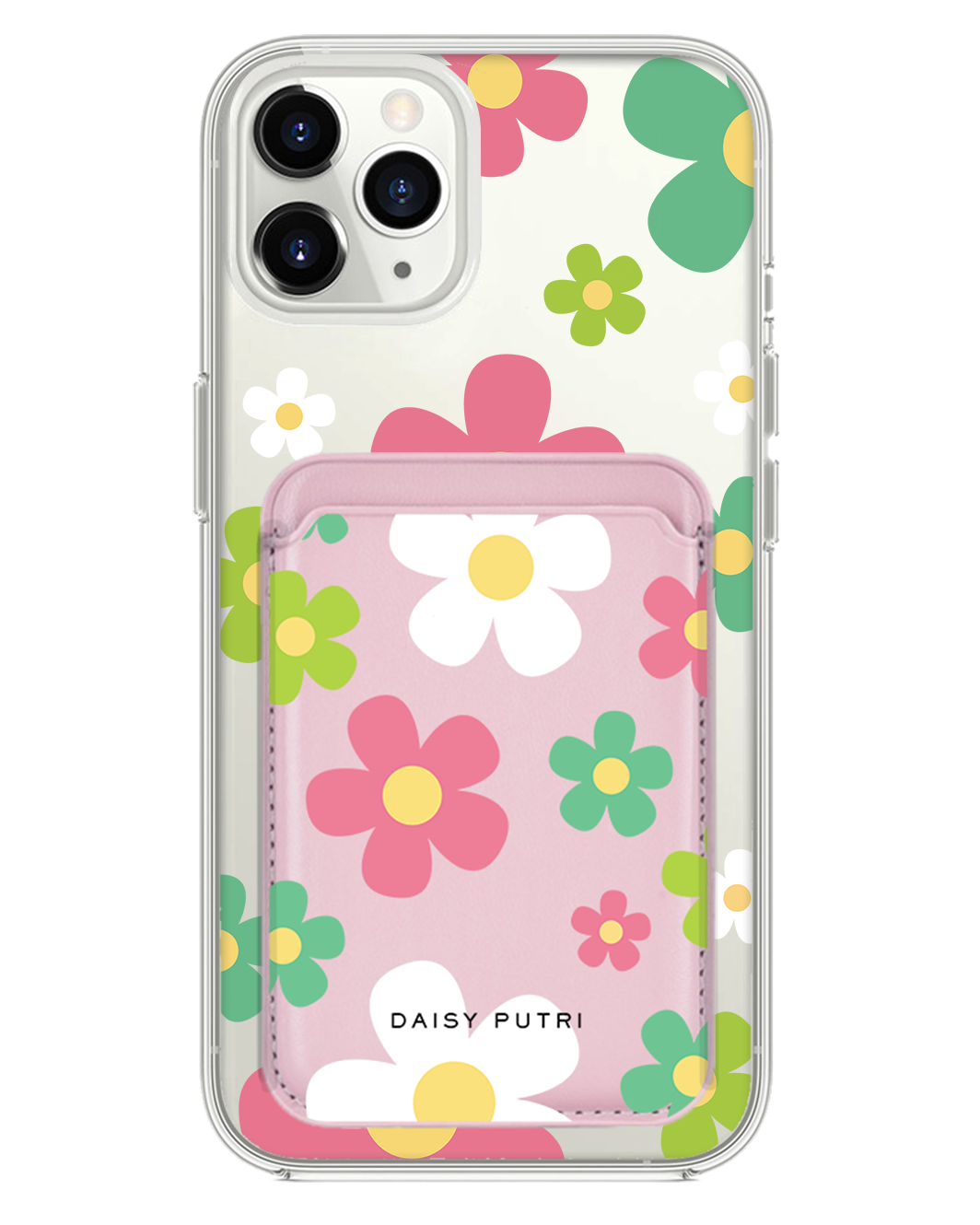 iPhone Magnetic Wallet Case -  Daisy Wild