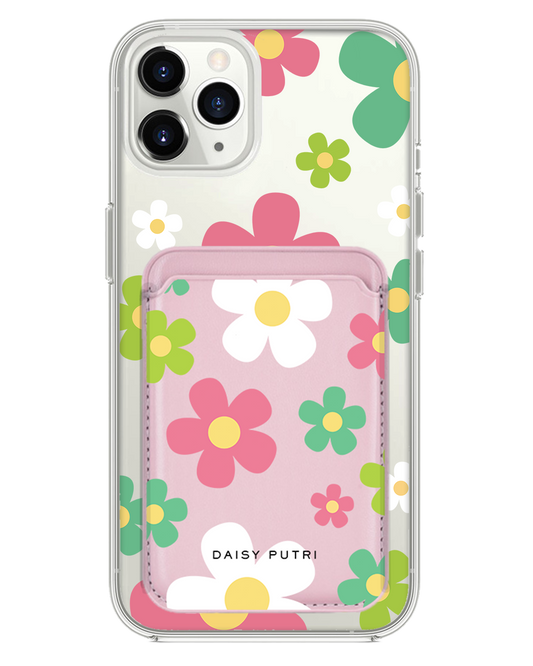 iPhone Magnetic Wallet Case -  Daisy Wild