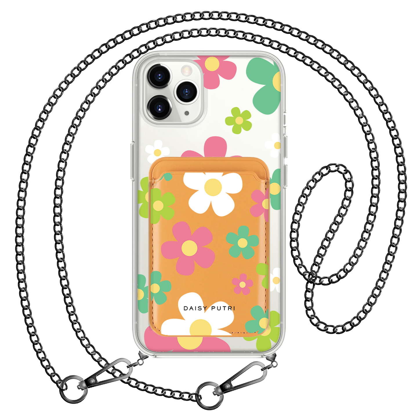 iPhone Magnetic Wallet Case -  Daisy Wild