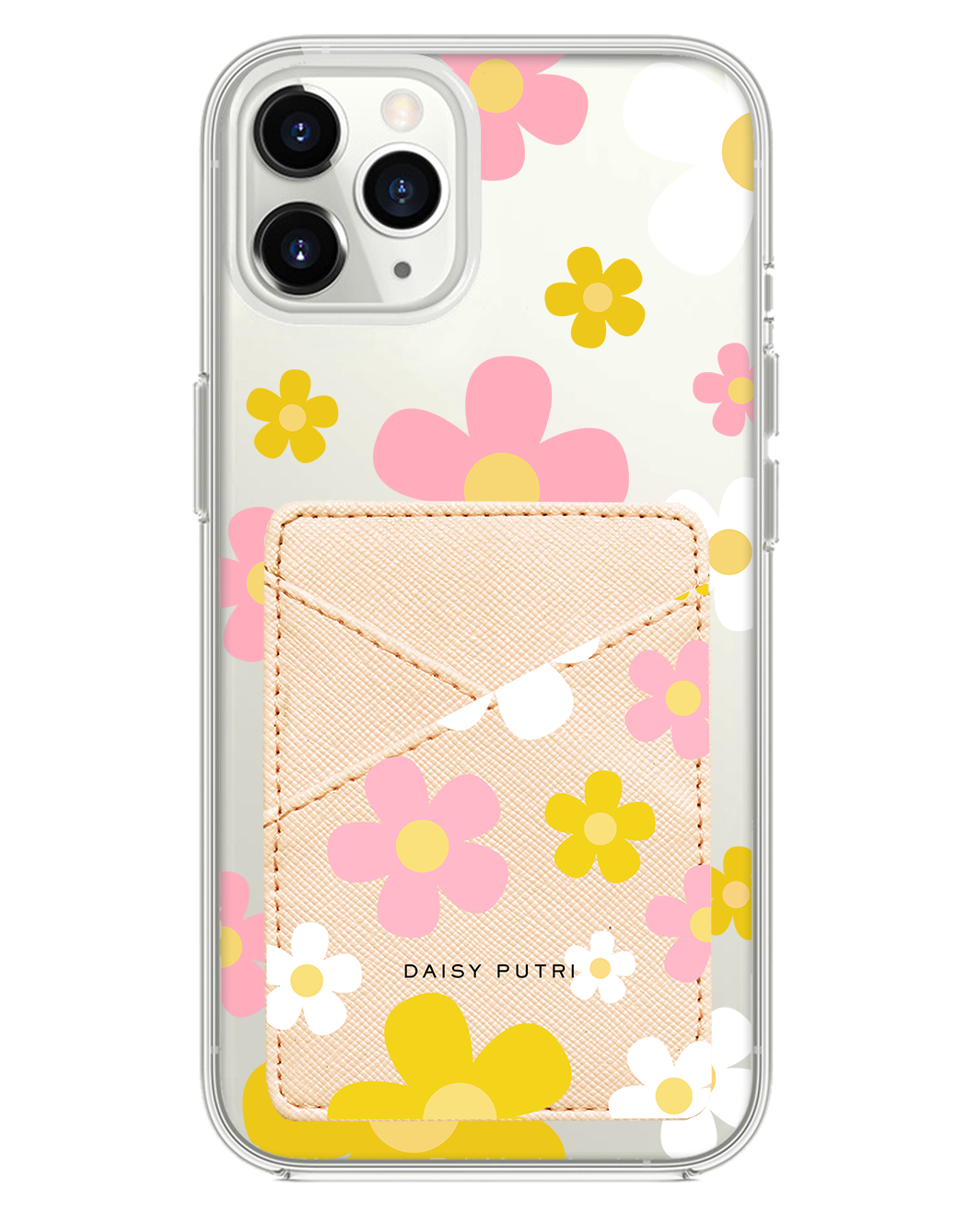 iPhone Phone Wallet Case - Daisy Fresh