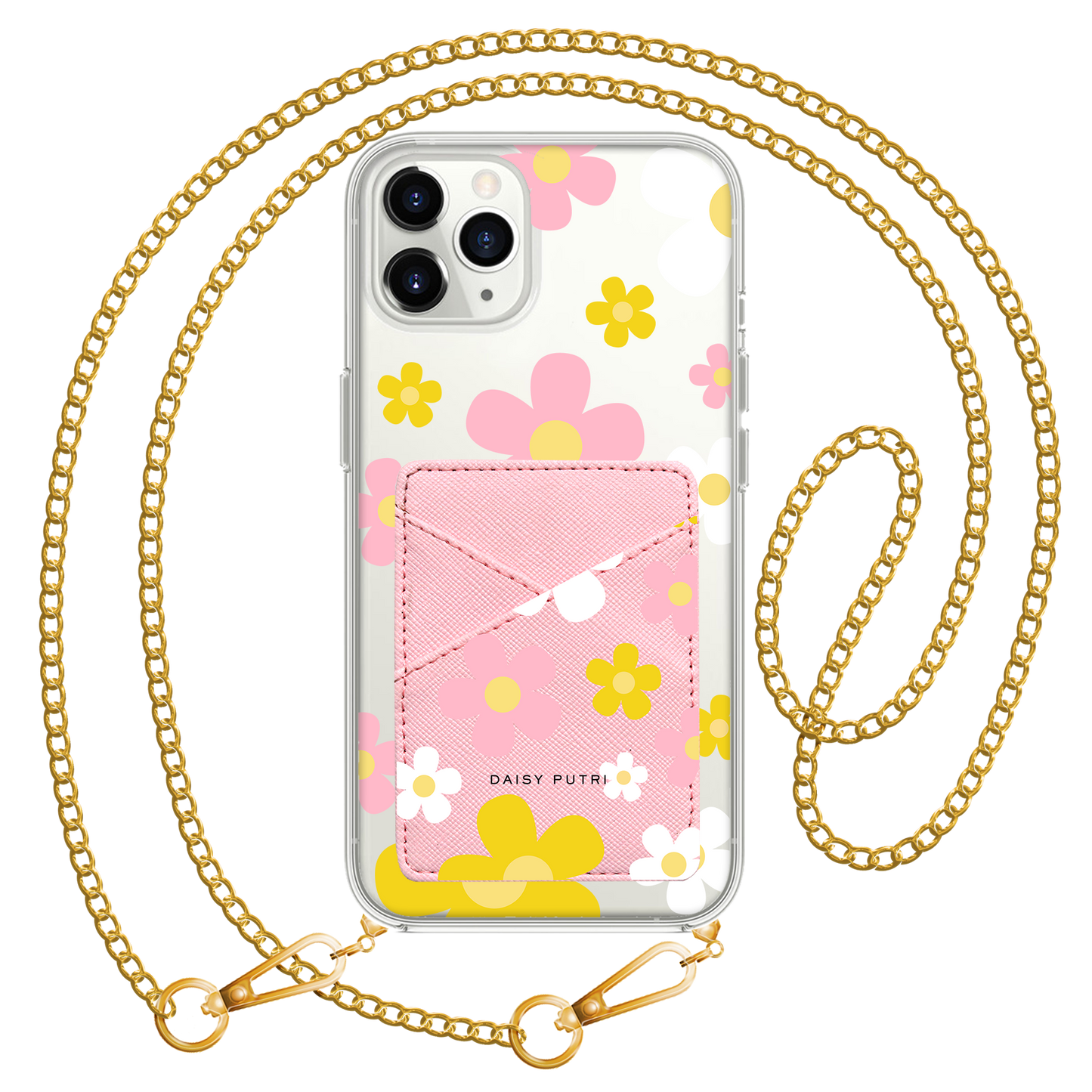 iPhone Phone Wallet Case - Daisy Fresh