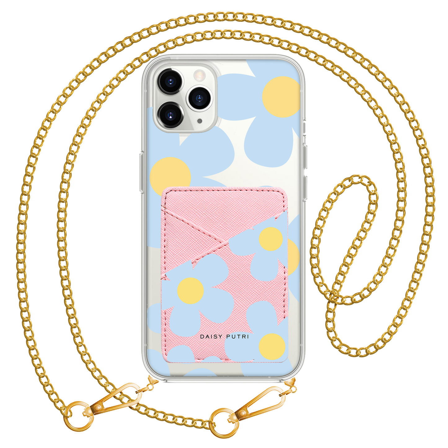 iPhone Phone Wallet Case - Daisy Garland