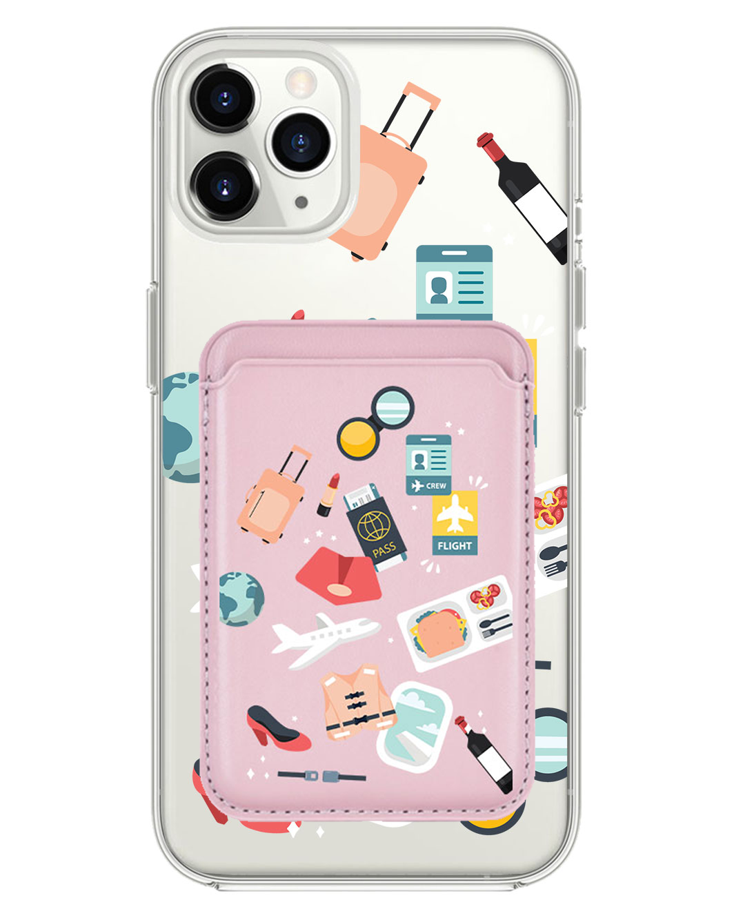 iPhone Magnetic Wallet Case - Stewardess or Flight Attendant