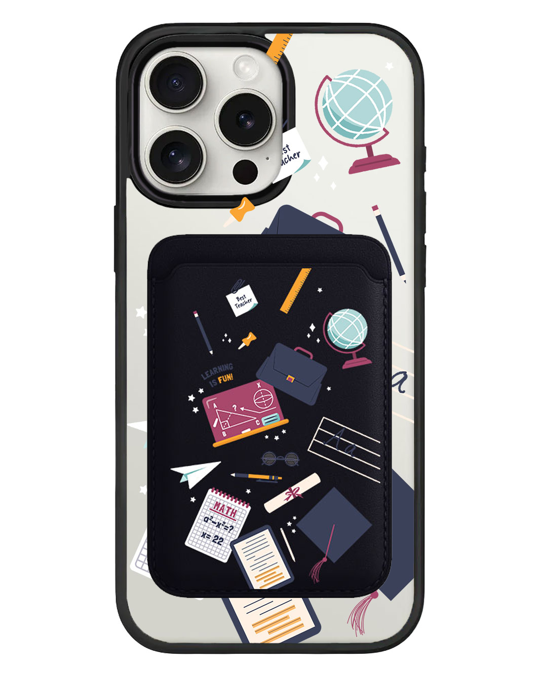 iPhone Magnetic Wallet Case - Teacher