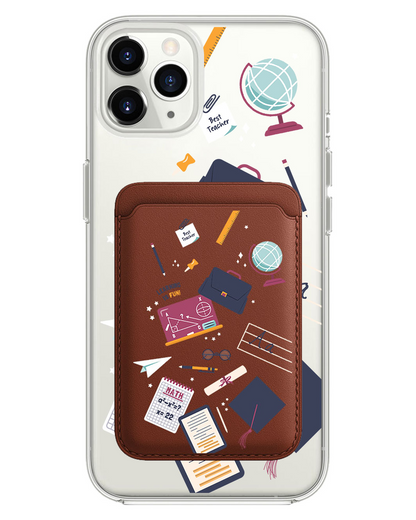 iPhone Magnetic Wallet Case - Teacher