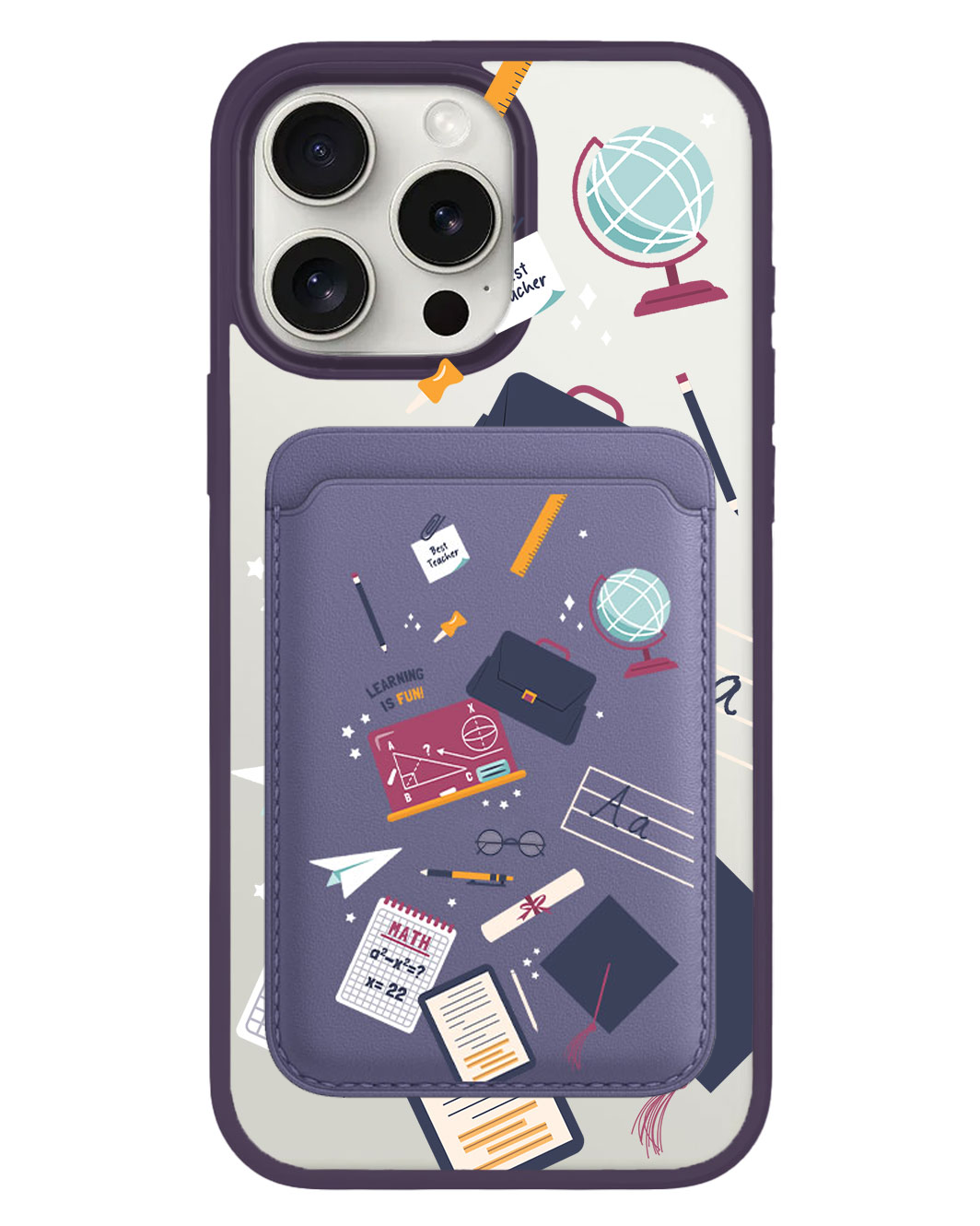 iPhone Magnetic Wallet Case - Teacher