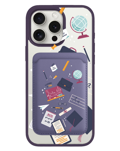 iPhone Magnetic Wallet Case - Teacher