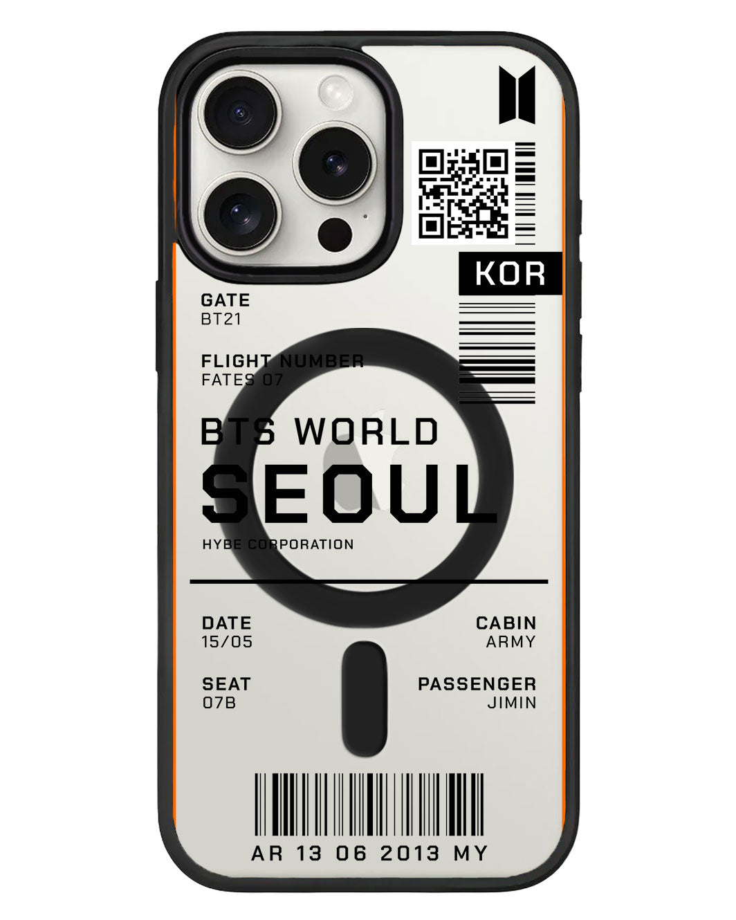 iPhone Rearguard Hybrid - BTS World Ticket