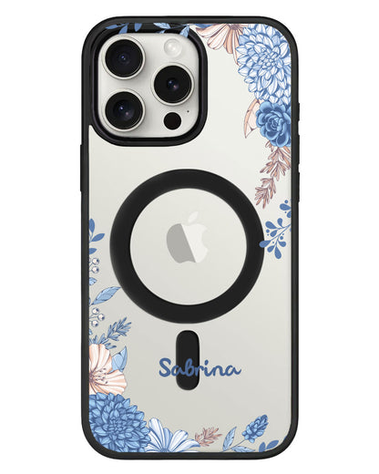 iPhone Rearguard Hybrid - Blue Florals