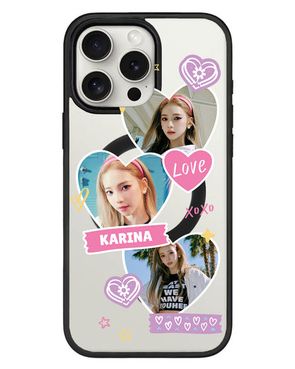 iPhone Rearguard Hybrid - Face Grid Love