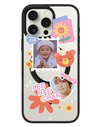iPhone Rearguard Hybrid - Face Grid Sunflower