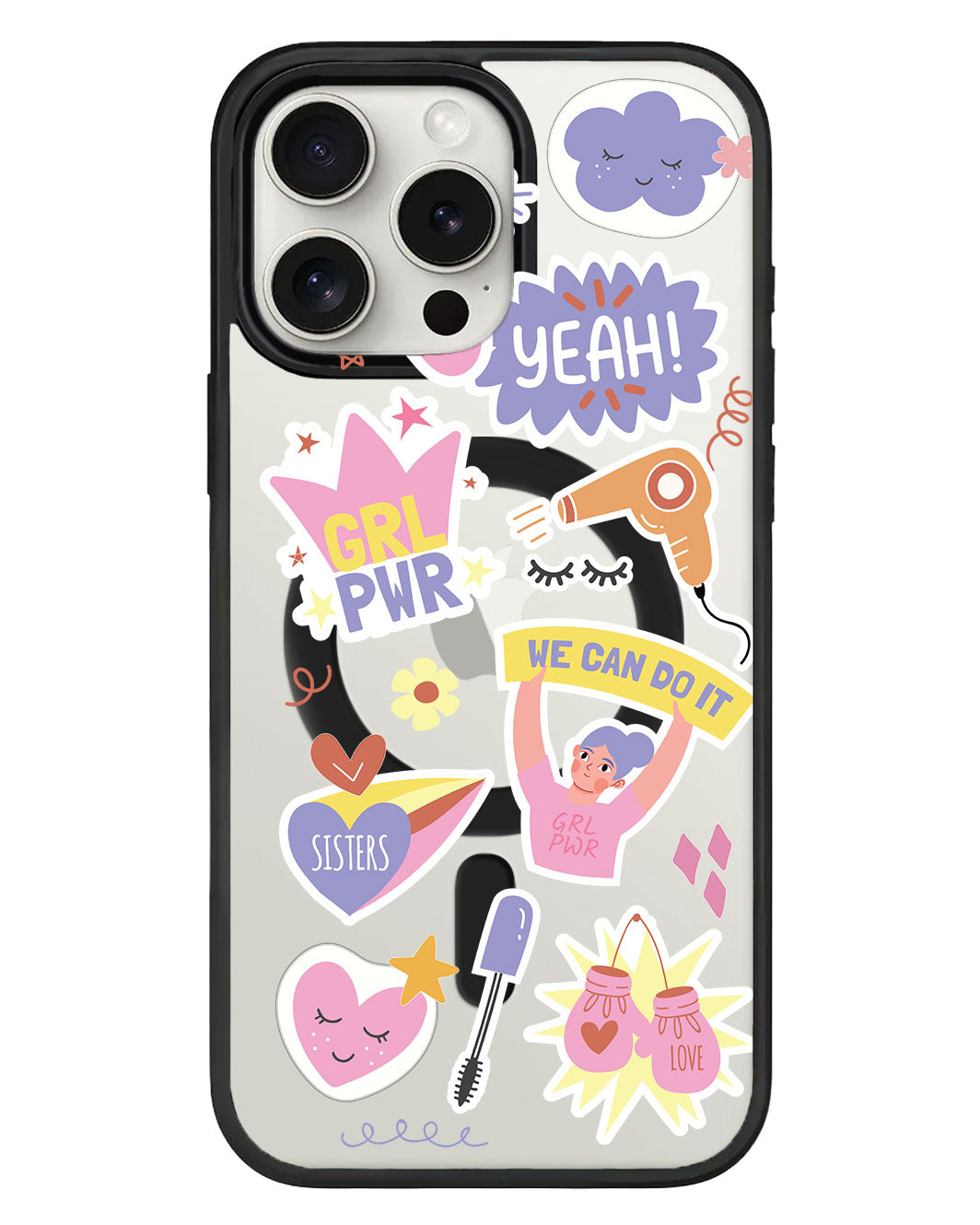 iPhone Rearguard Hybrid - Girl Power Sticker Pack