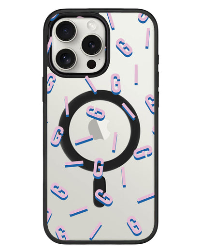 iPhone Rearguard Hybrid - CUSTOM MONOGRAM 1.0 Cotton Candy