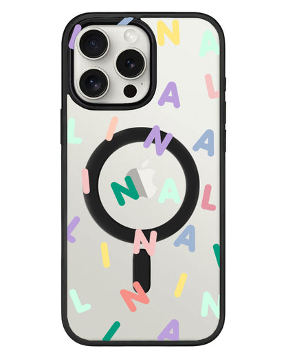 iPhone Rearguard Hybrid - CUSTOM MONOGRAM 2.0 Rainbow