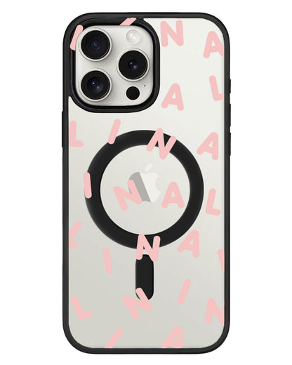 iPhone Rearguard Hybrid - CUSTOM Monogram 2.0 Rosewater