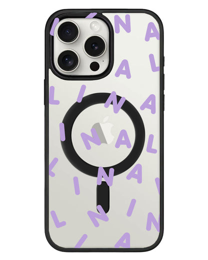 iPhone Rearguard Hybrid - CUSTOM Monogram 2.0 Lilac