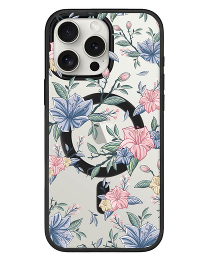 iPhone Rearguard Hybrid - Pink & Blue Florals