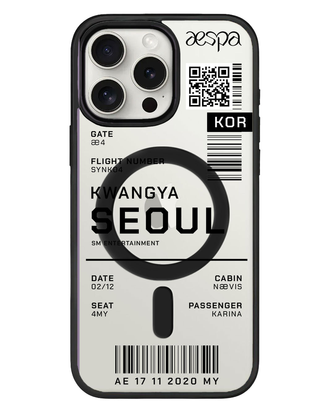 iPhone Rearguard Hybrid - Aespa Kwangya Ticket