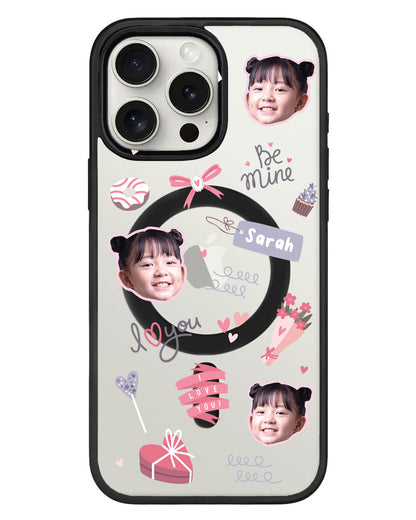 iPhone Rearguard Hybrid - Face Grid Lovely