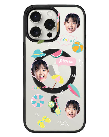 iPhone Rearguard Hybrid - Face Grid Summer