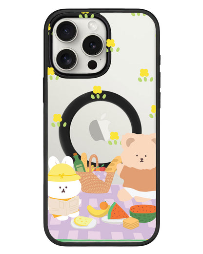 iPhone Rearguard Hybrid - Picnic Bear Lilac