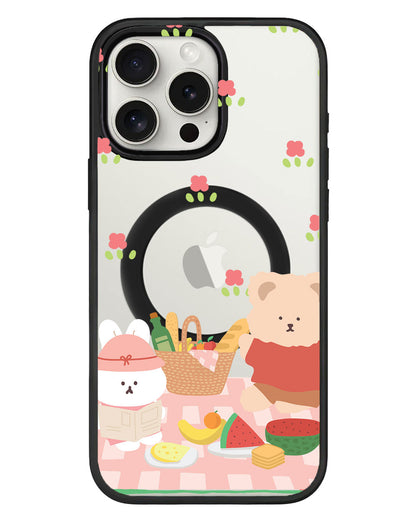 iPhone Rearguard Hybrid - Picnic Bear Pink