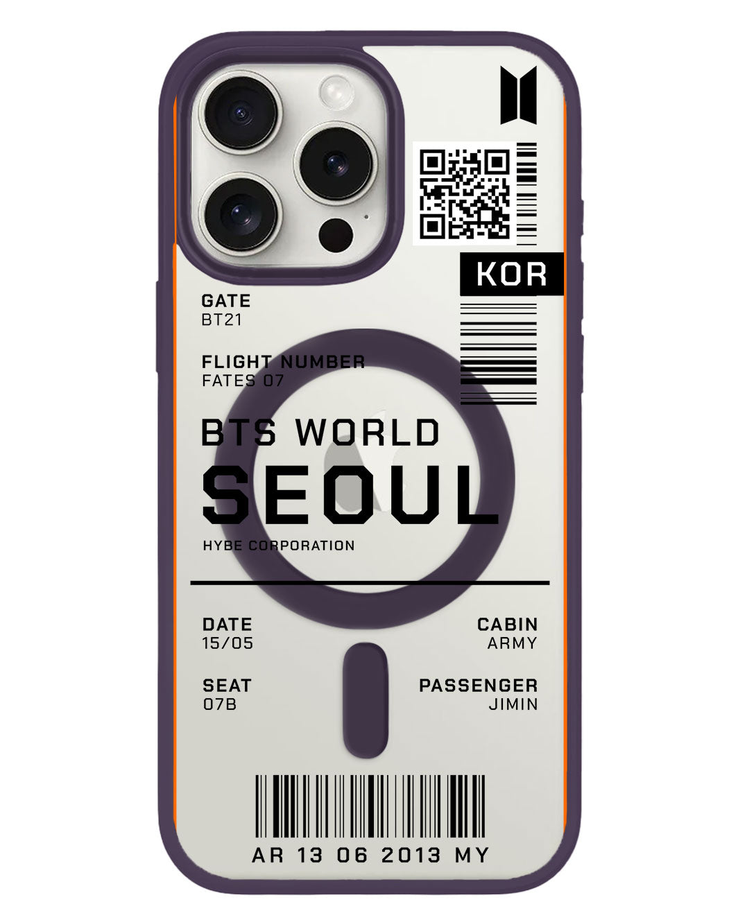 iPhone Rearguard Hybrid - BTS World Ticket
