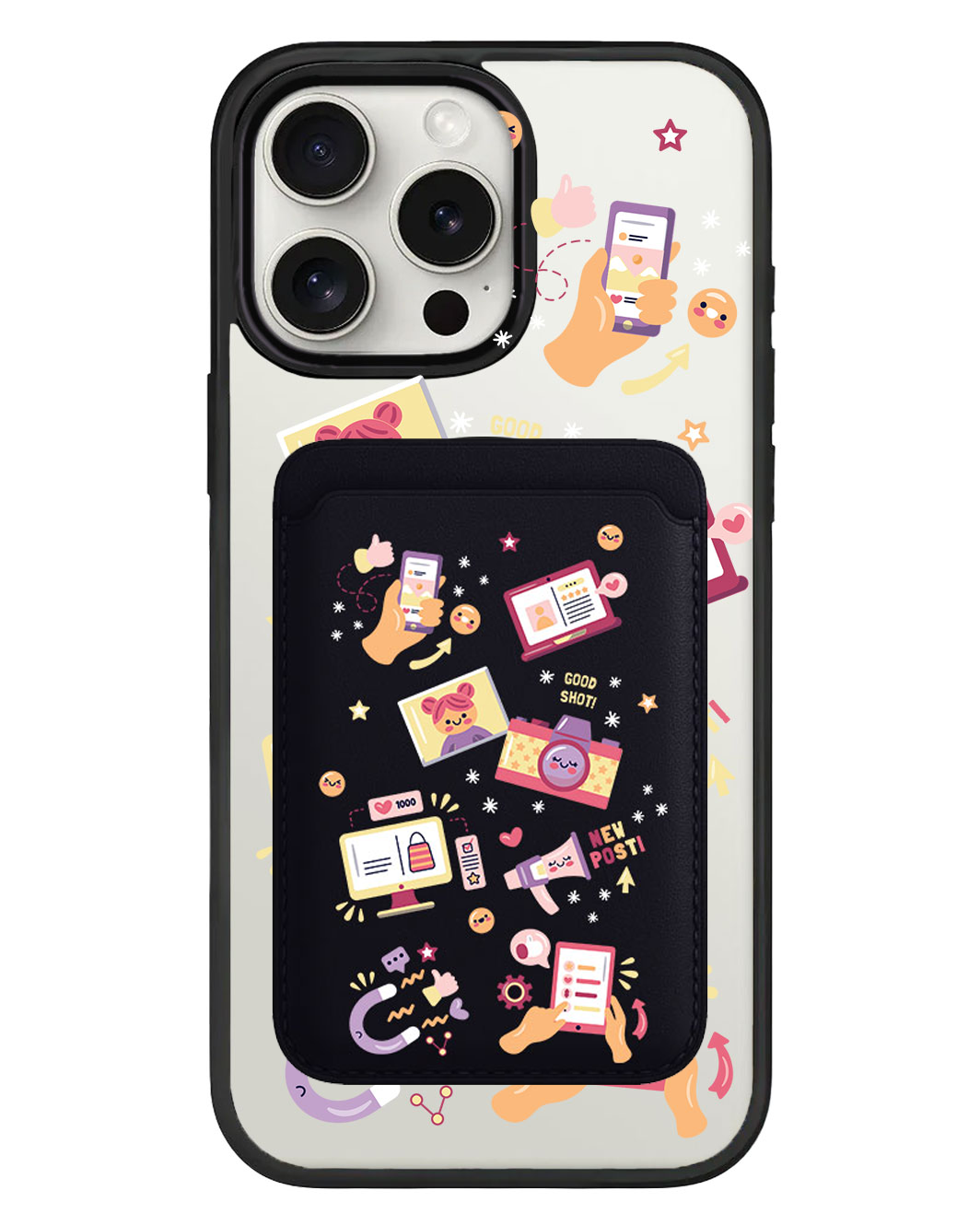 iPhone Magnetic Wallet Case - Content Creator