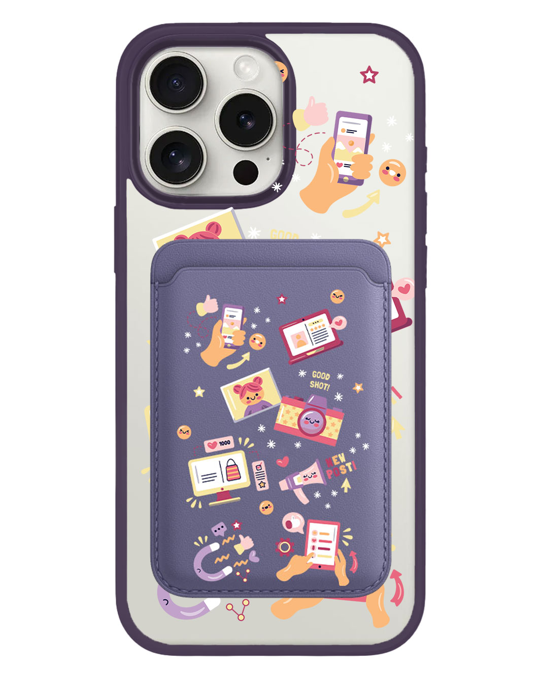iPhone Magnetic Wallet Case - Content Creator