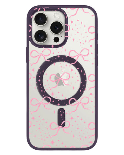 iPhone Rearguard Hybrid - Coquette Glittery Bow