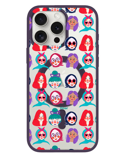 iPhone Rearguard Hybrid - Cute Sweety Faces