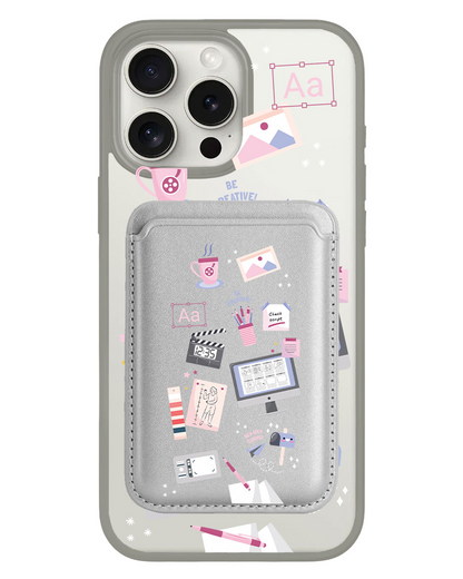 iPhone Magnetic Wallet Case - Designer
