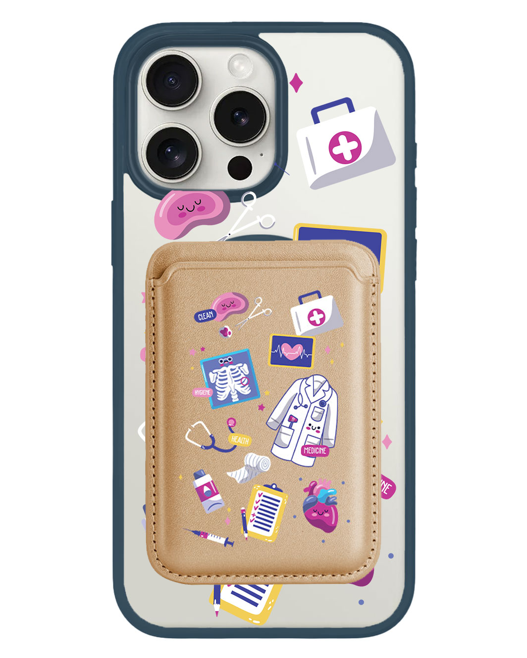 iPhone Magnetic Wallet Case - Doctor