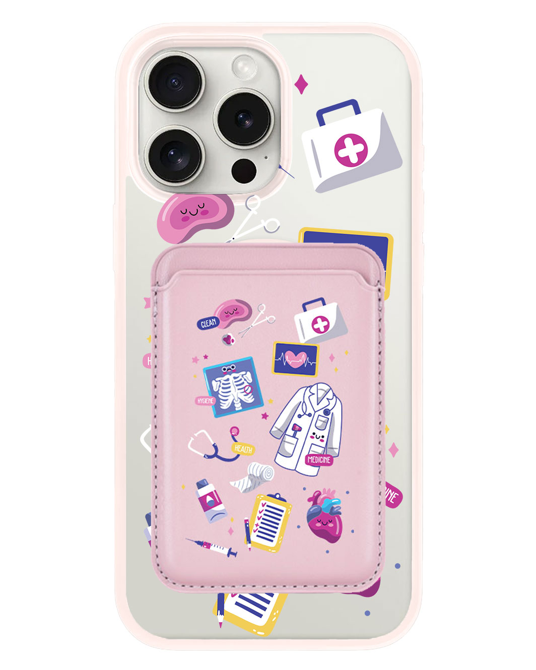iPhone Magnetic Wallet Case - Doctor