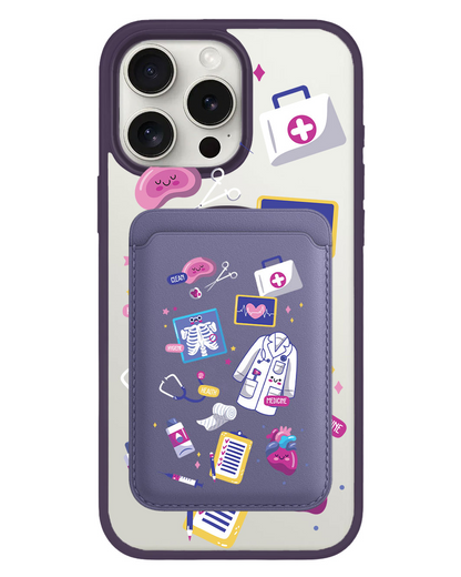 iPhone Magnetic Wallet Case - Doctor