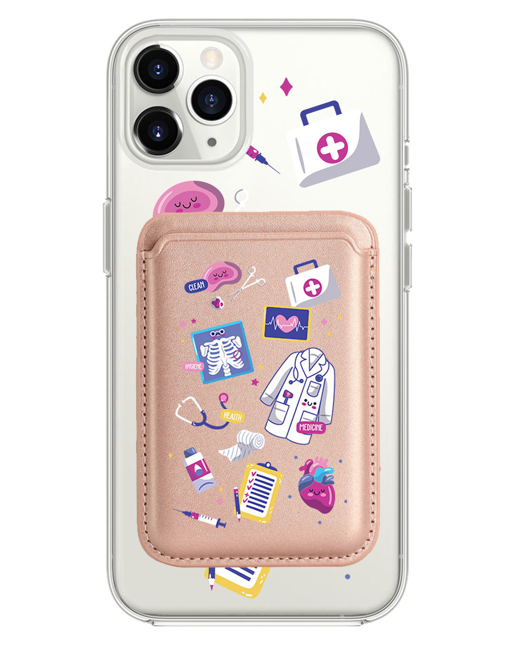 iPhone Magnetic Wallet Case - Doctor