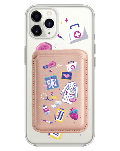 iPhone Magnetic Wallet Case - Doctor