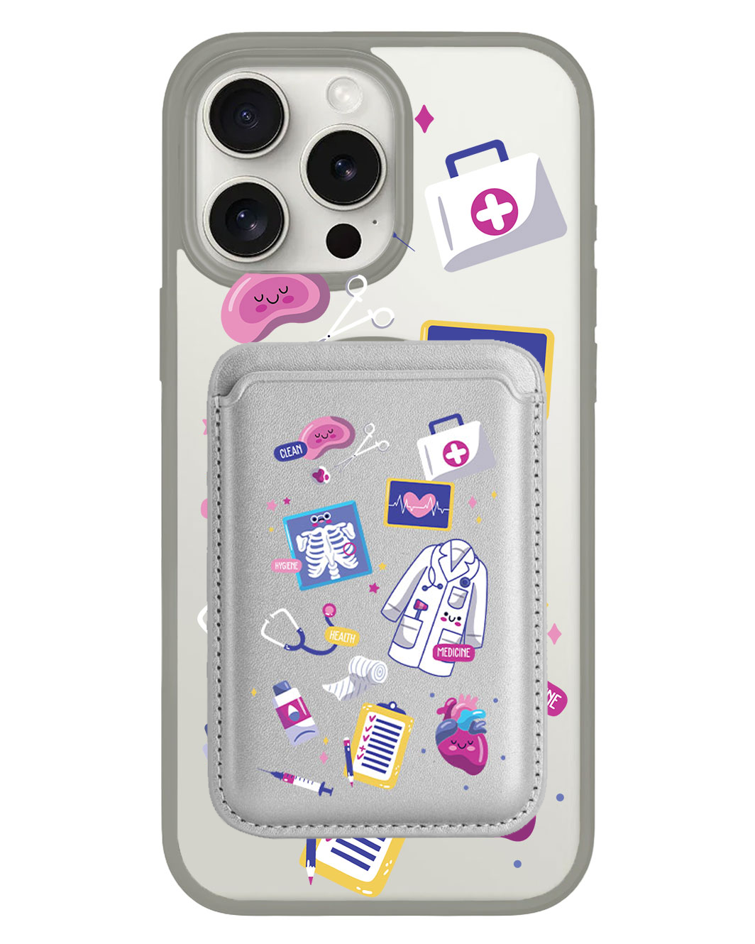 iPhone Magnetic Wallet Case - Doctor