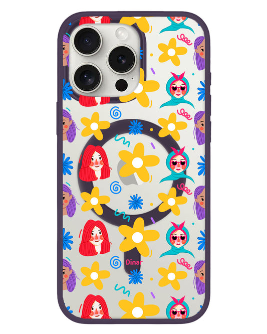 iPhone Rearguard Hybrid - Daisy Faces