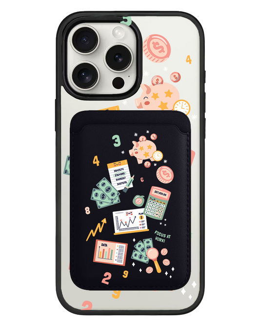 iPhone Magnetic Wallet Case - Finance